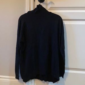 Black turtleneck sweater
